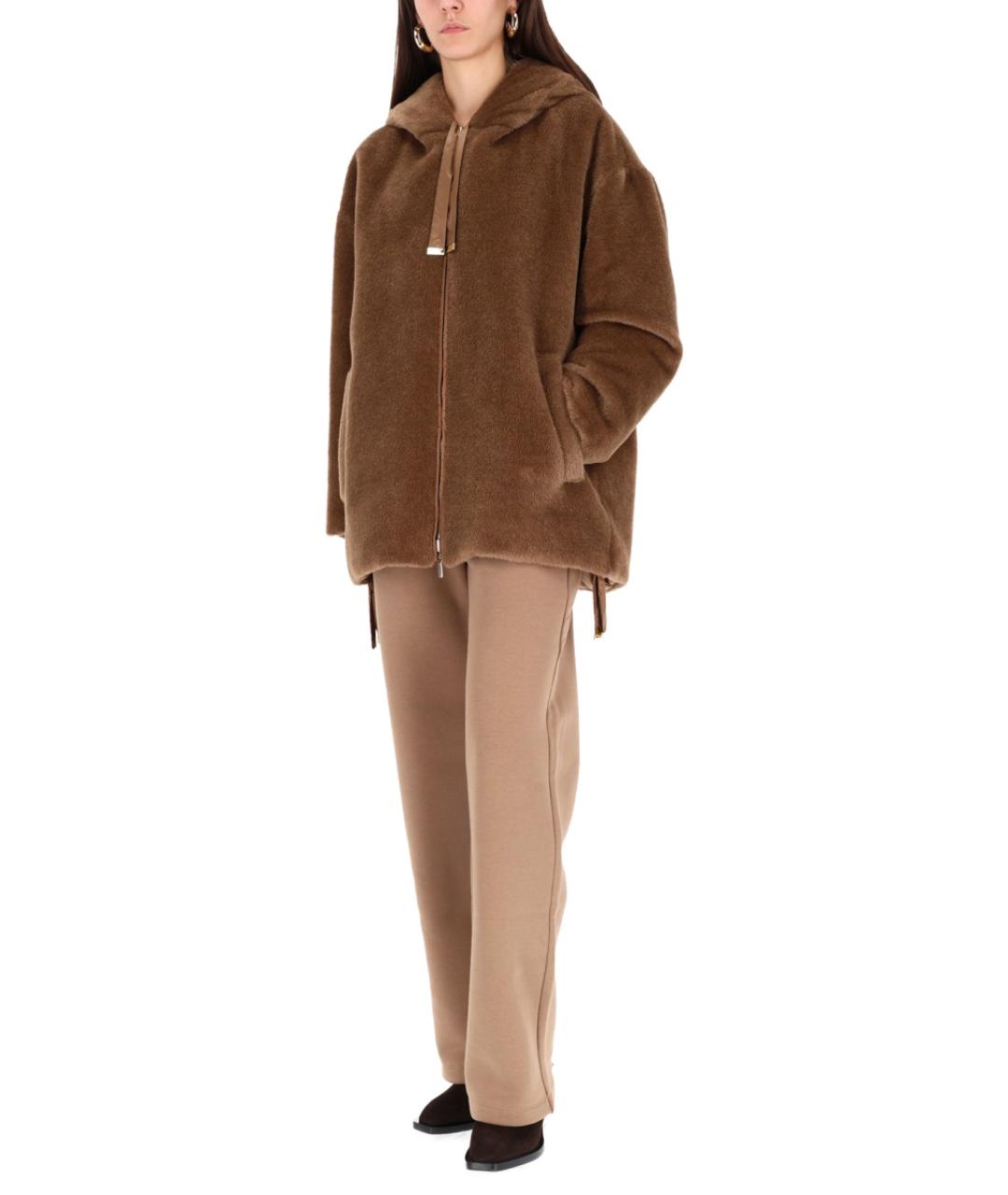 'S MAX MARA Коричневая куртка, фото 2