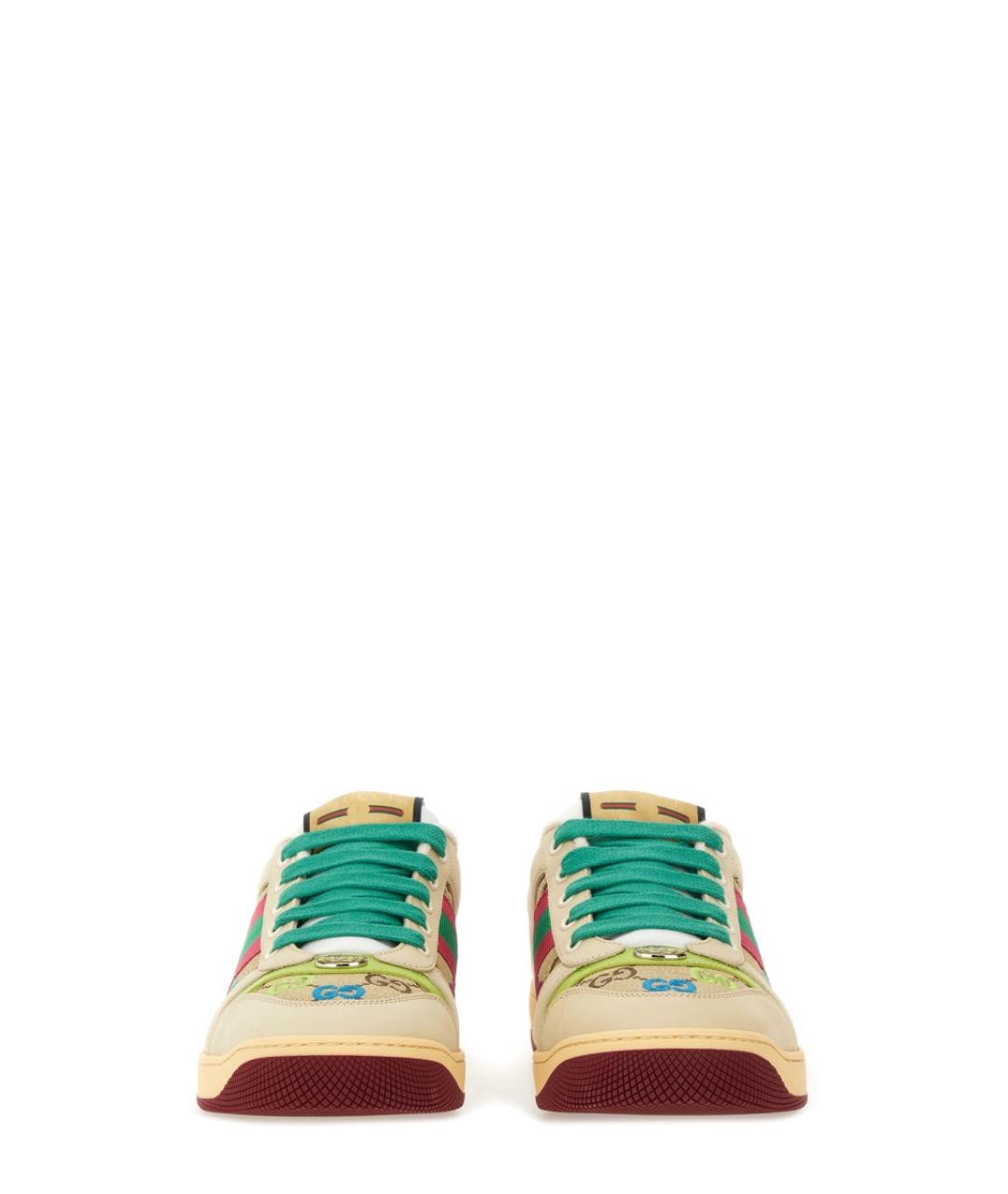 GUCCI Мульти текстильные кеды, фото 4