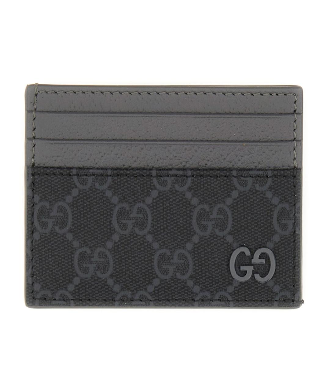 GUCCI Серый кардхолдер из искусственной кожи, фото 1