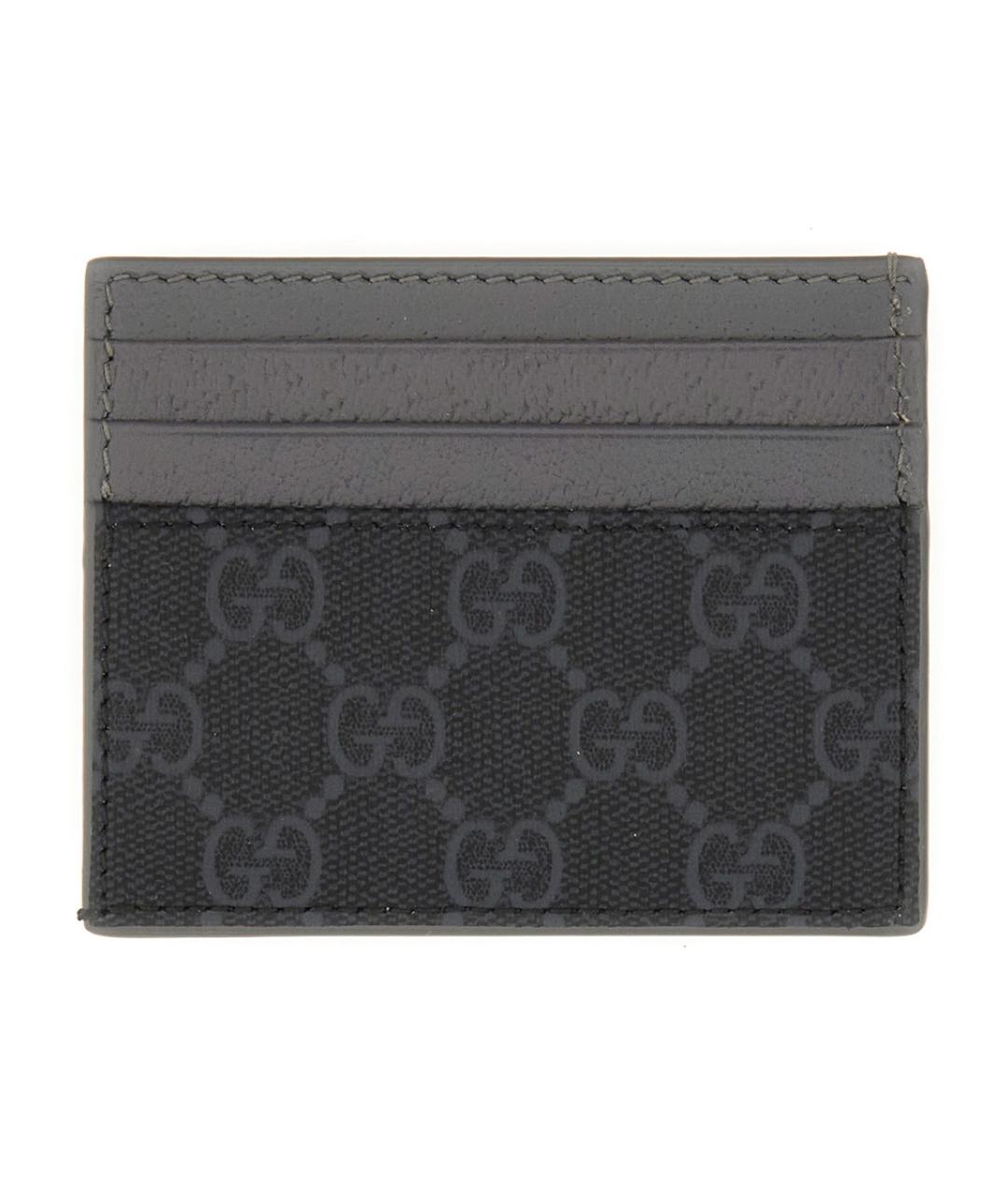 GUCCI Серый кардхолдер из искусственной кожи, фото 2