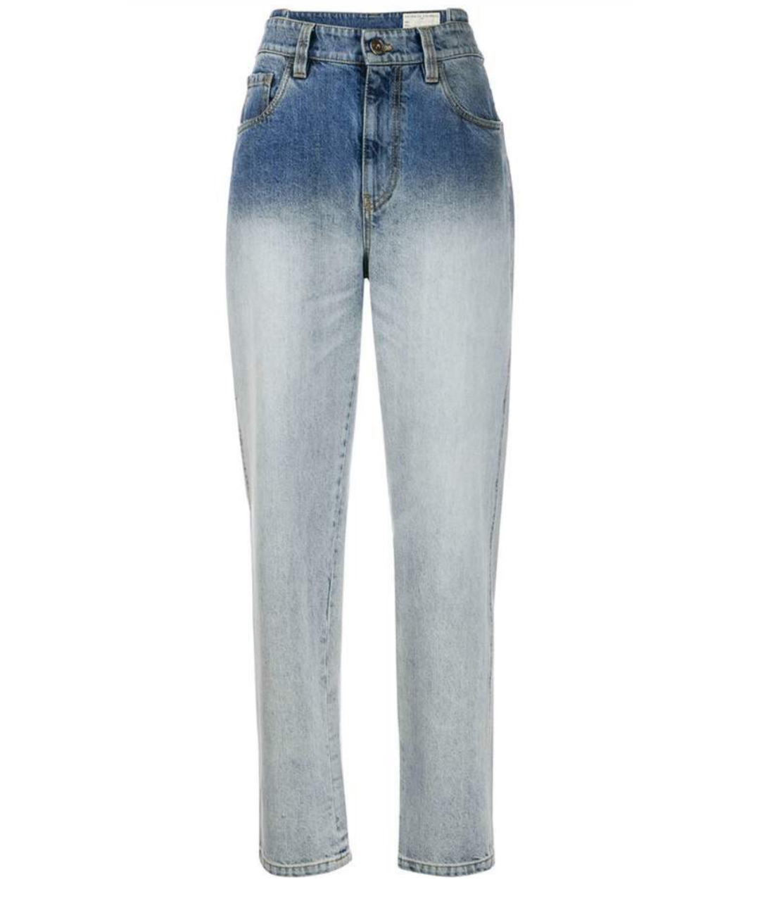 BRUNELLO CUCINELLI Синие прямые джинсы, фото 1