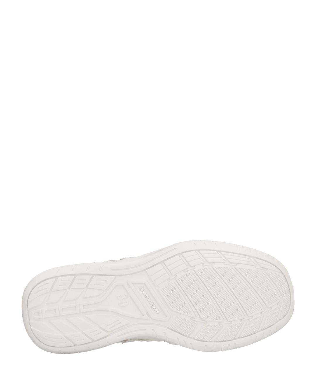 BALENCIAGA Белые кожаные кроссовки, фото 6