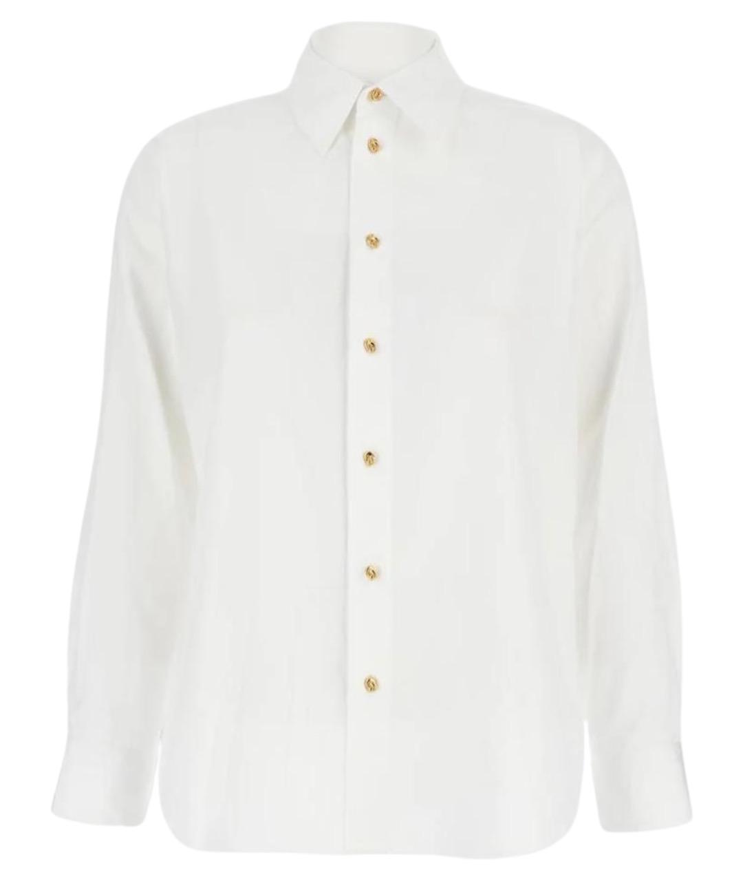 BOTTEGA VENETA Белая хлопковая рубашка, фото 1