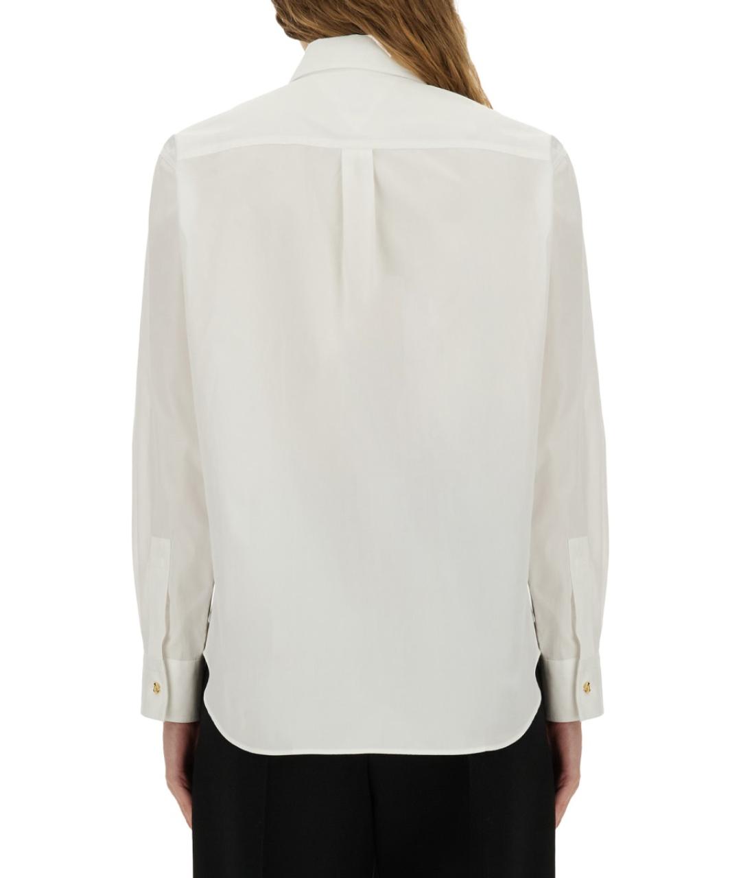 BOTTEGA VENETA Белая хлопковая рубашка, фото 2