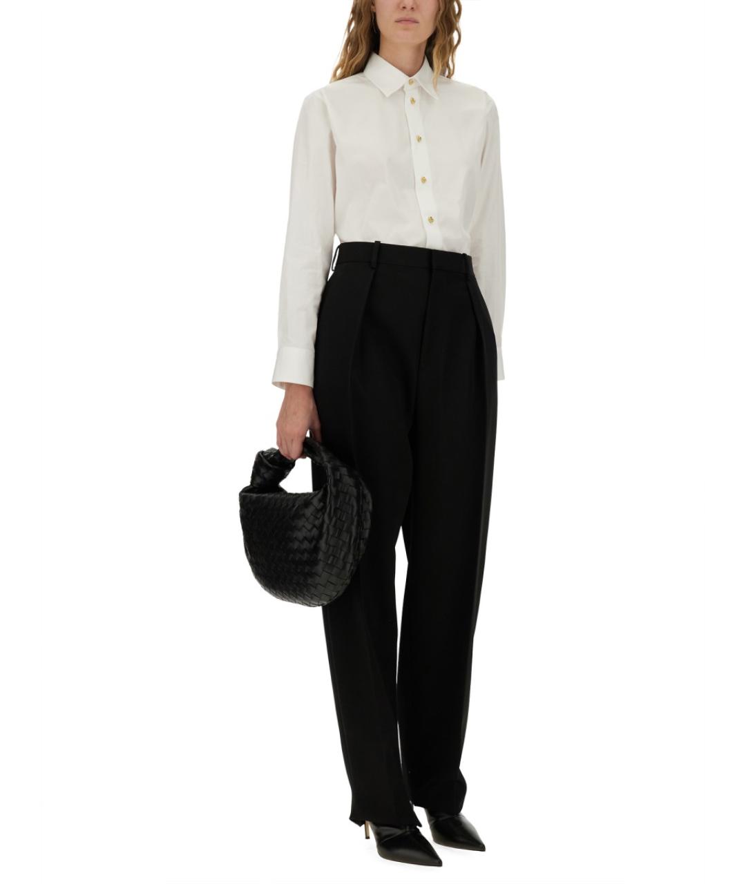 BOTTEGA VENETA Белая хлопковая рубашка, фото 5