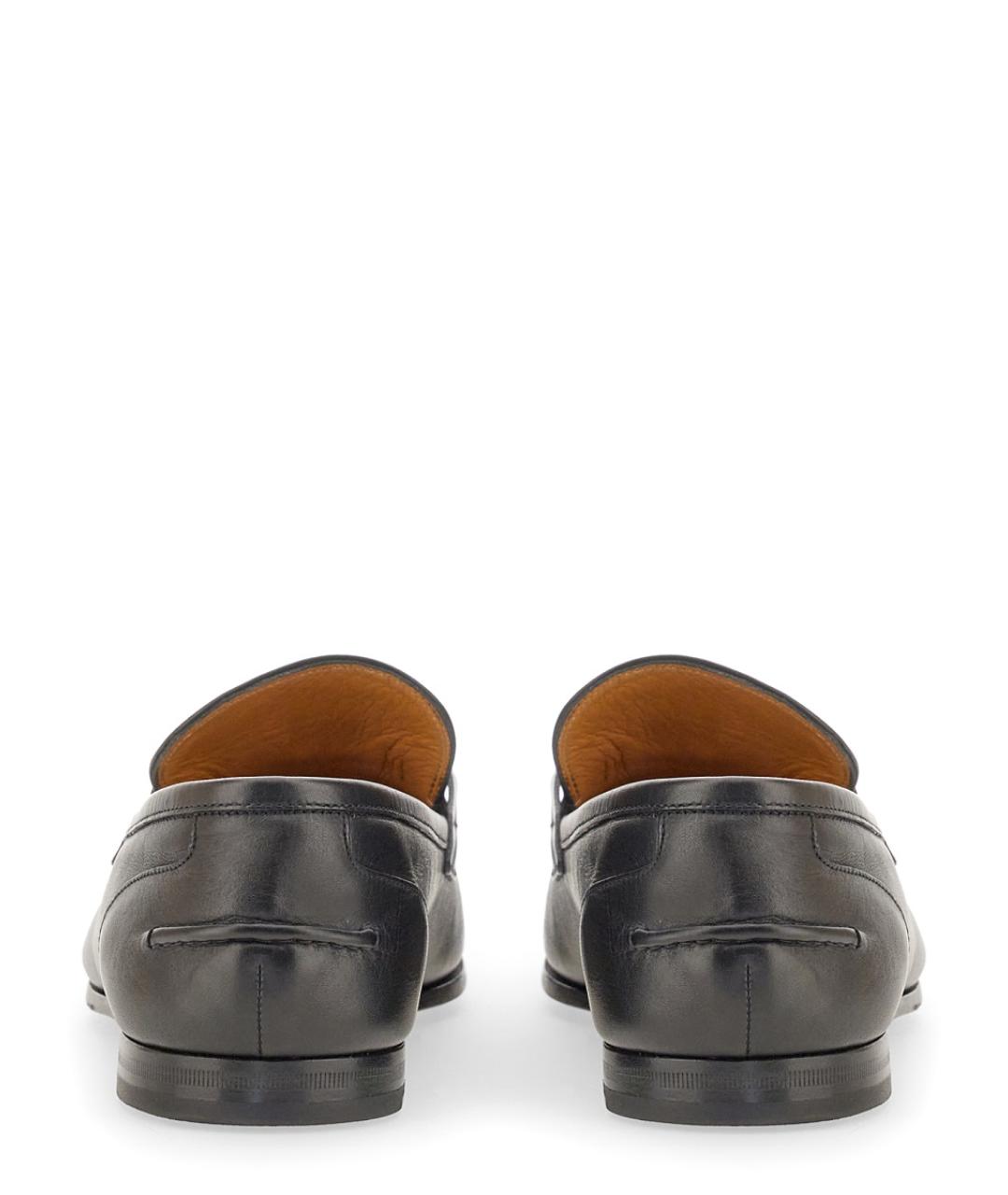GUCCI Черные кожаные лоферы, фото 3
