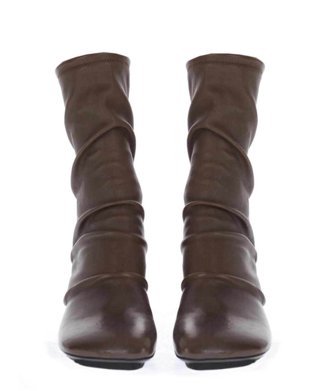 UMA WANG Коричневые ботильоны, фото 4