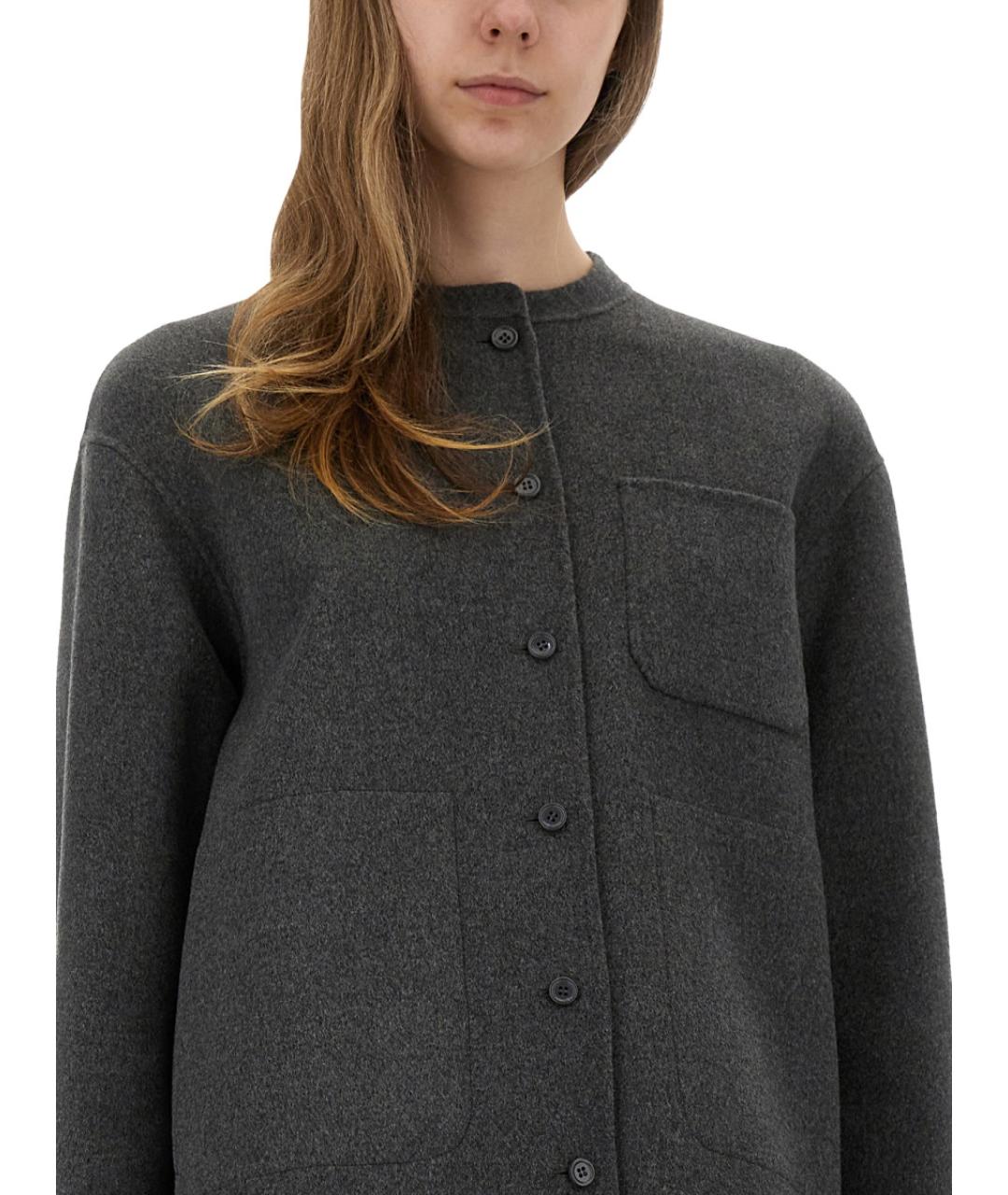 'S MAX MARA Серый шерстяной жакет/пиджак, фото 5