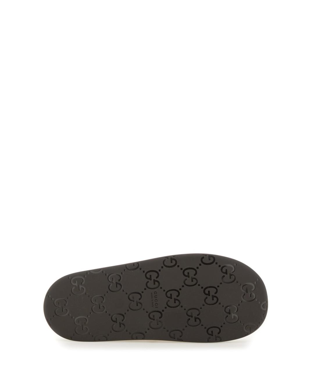 GUCCI Бежевые текстильные сандалии, фото 3