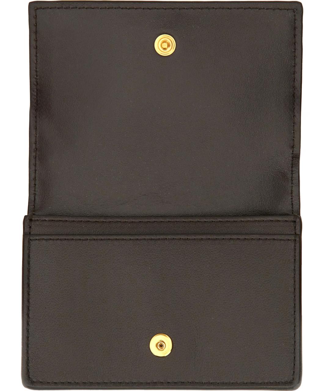 BOTTEGA VENETA Коричневый кожаный кардхолдер, фото 3