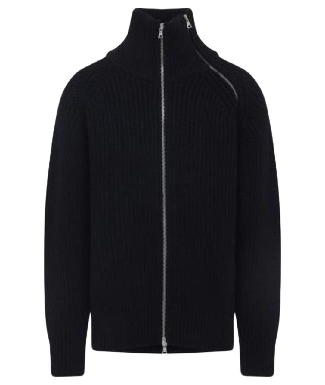 DRIES VAN NOTEN Черный шерстяной джемпер / свитер, фото 1