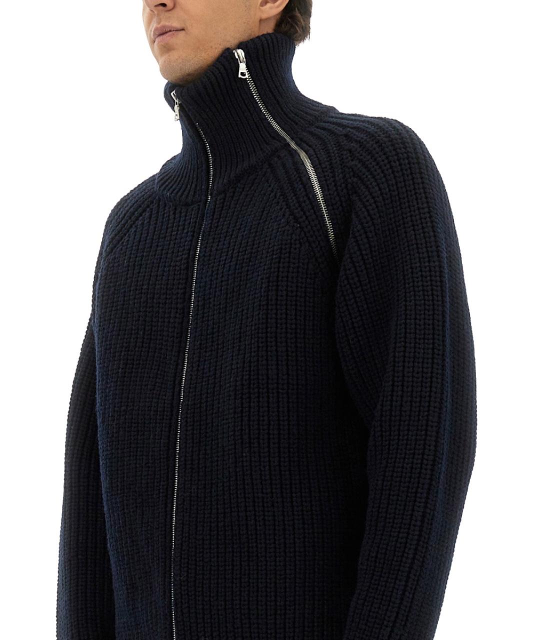 DRIES VAN NOTEN Черный шерстяной джемпер / свитер, фото 4