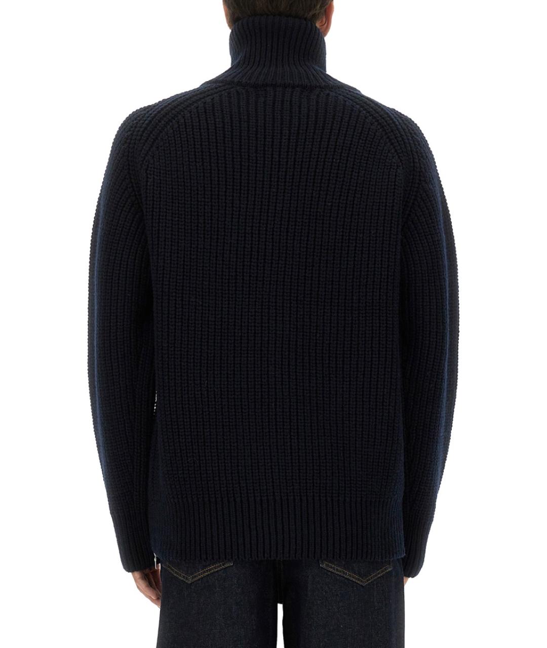 DRIES VAN NOTEN Черный шерстяной джемпер / свитер, фото 3