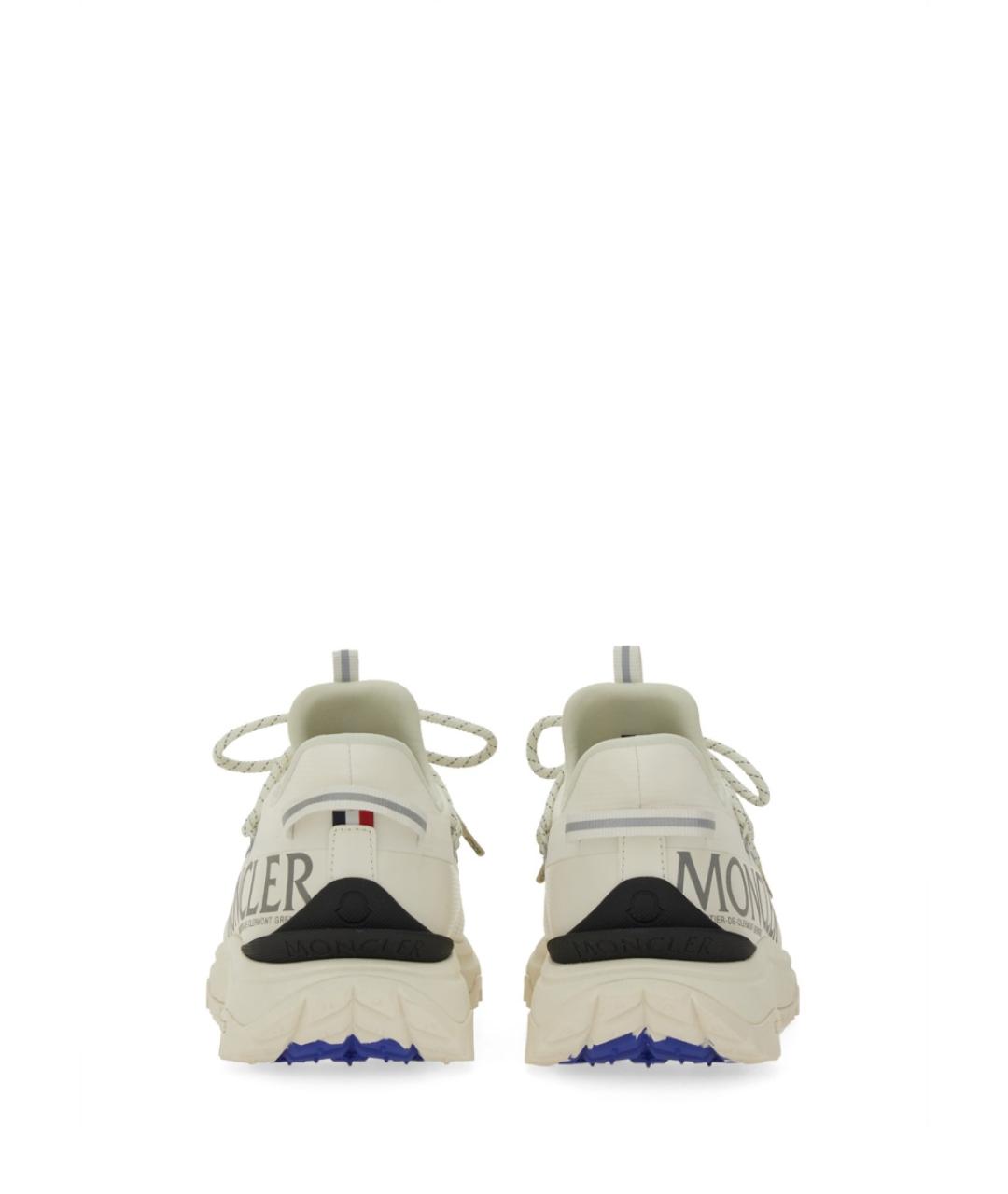 MONCLER Бежевые текстильные кроссовки, фото 3