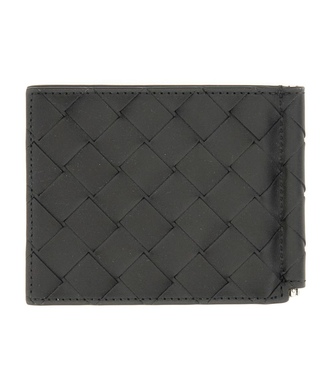 BOTTEGA VENETA Черный кожаный кошелек, фото 2