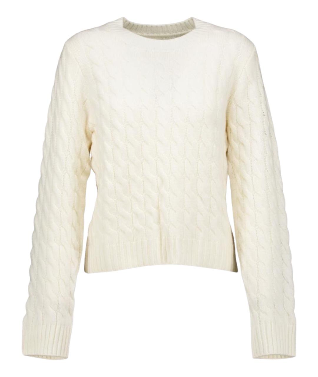 MAX MARA Белый кашемировый джемпер / свитер, фото 1