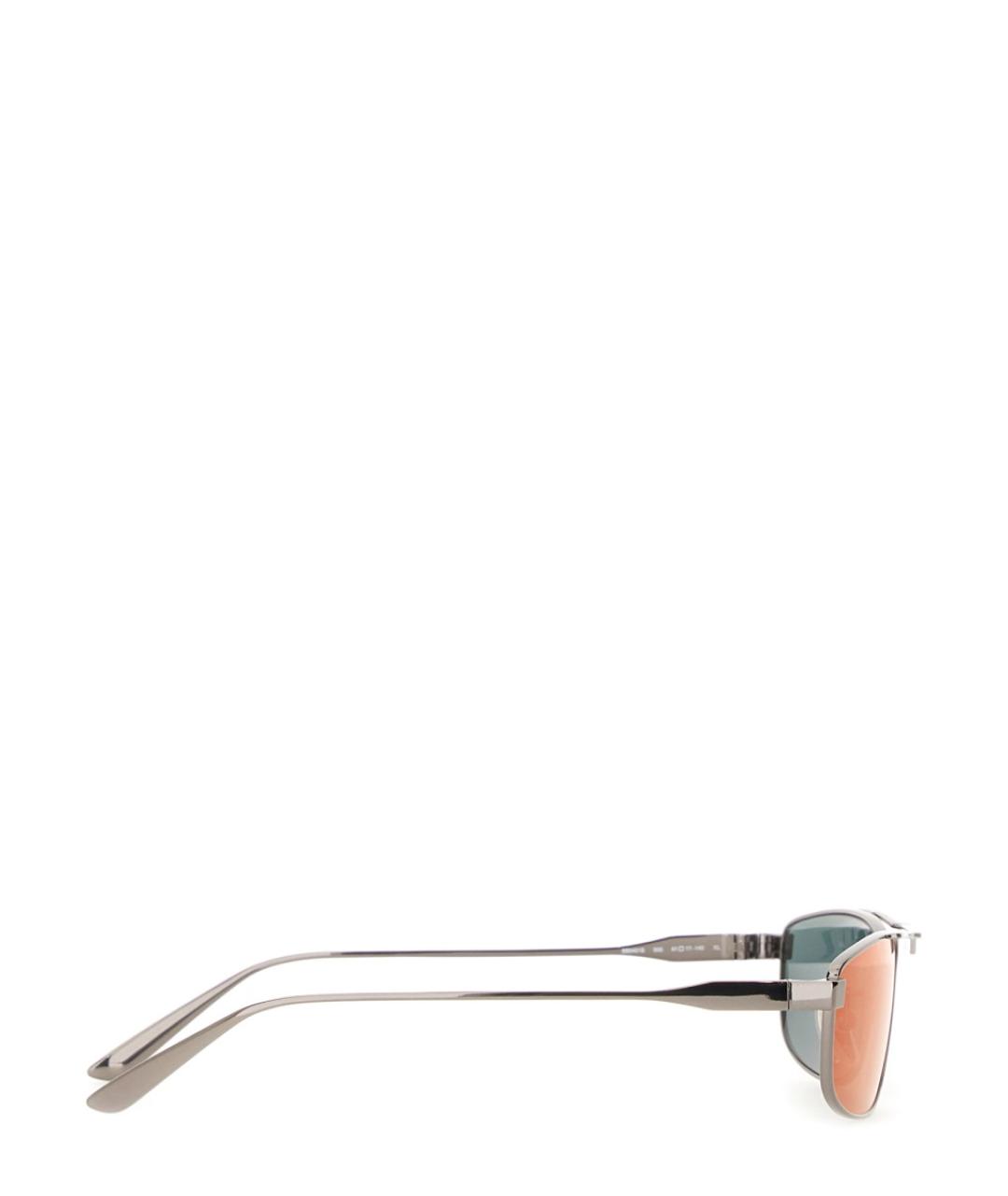 BALENCIAGA Серые металлические солнцезащитные очки, фото 3