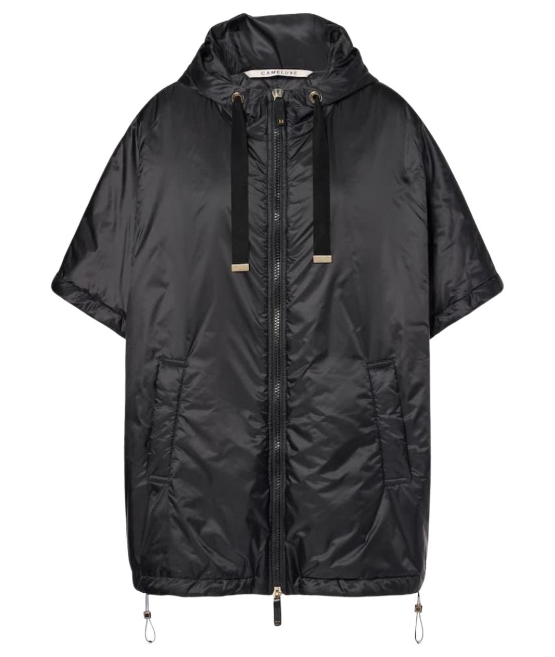 'S MAX MARA Черный полиэстеровый тренч/плащ, фото 1