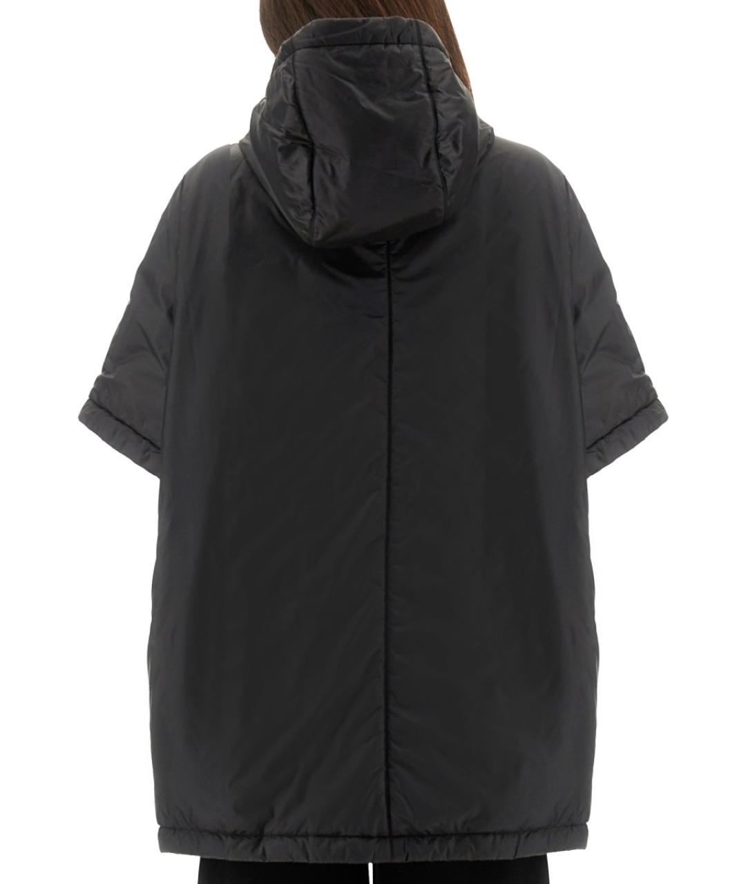 'S MAX MARA Черный полиэстеровый тренч/плащ, фото 3