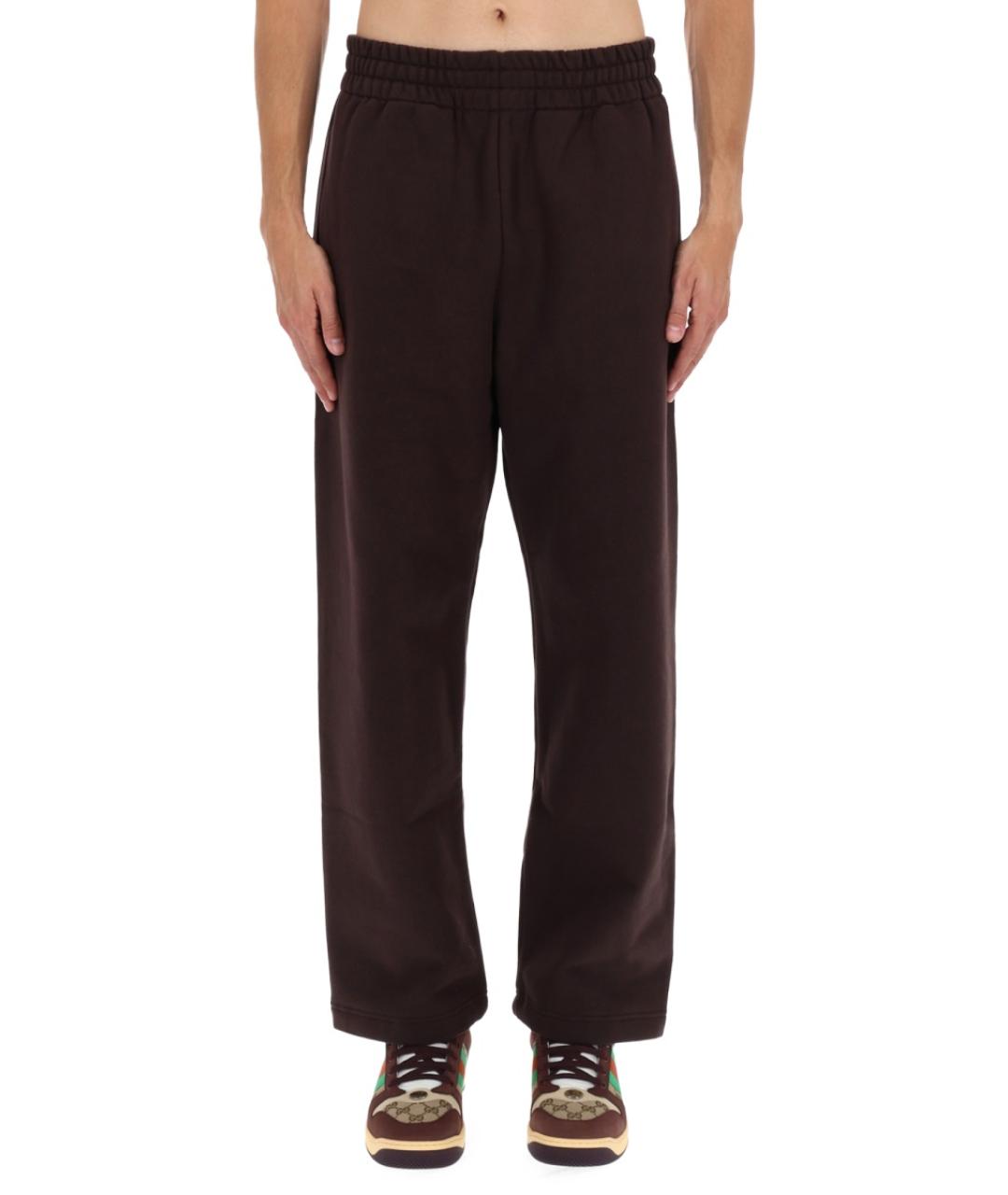 GUCCI Коричневые повседневные брюки, фото 2