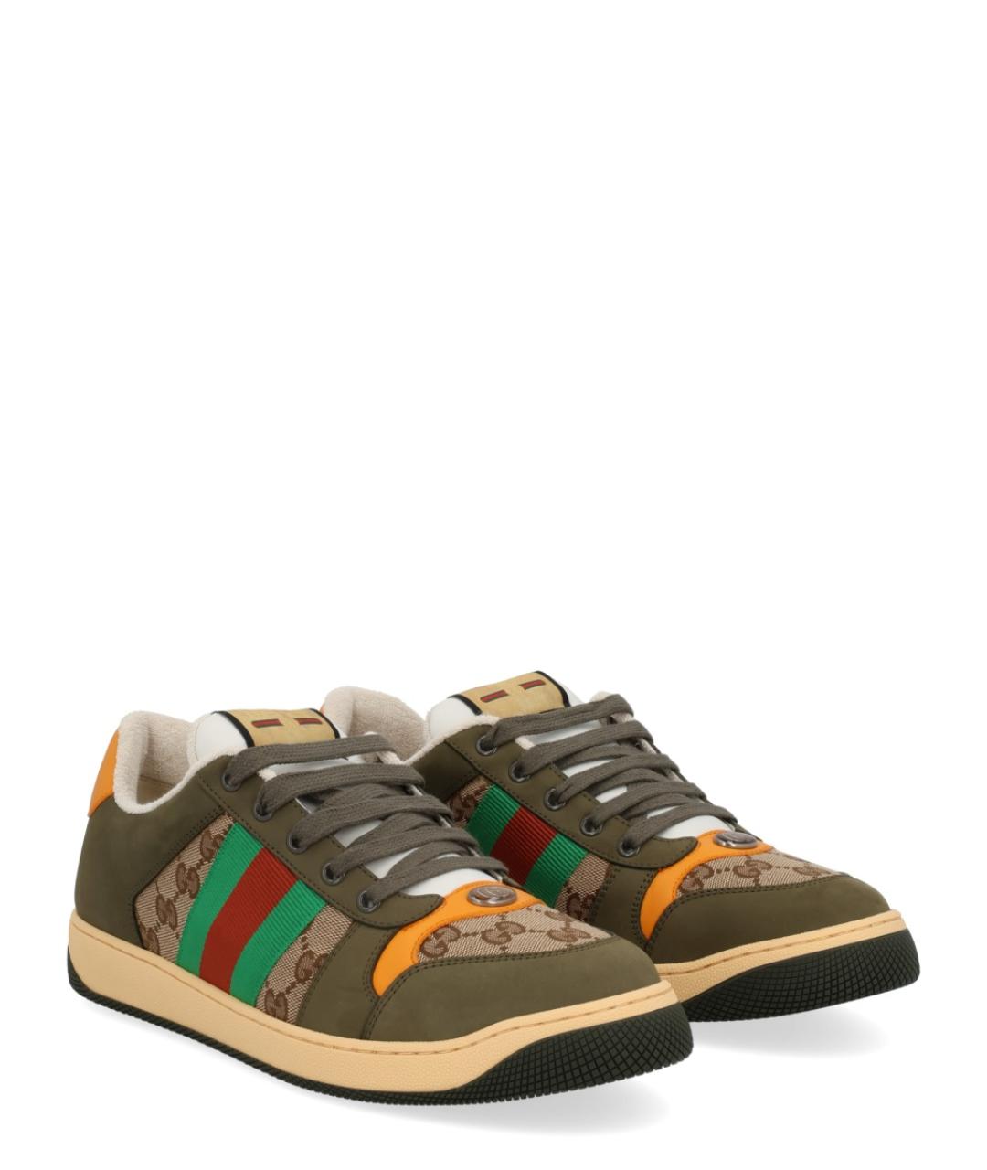 GUCCI Мульти низкие кроссовки / кеды, фото 2