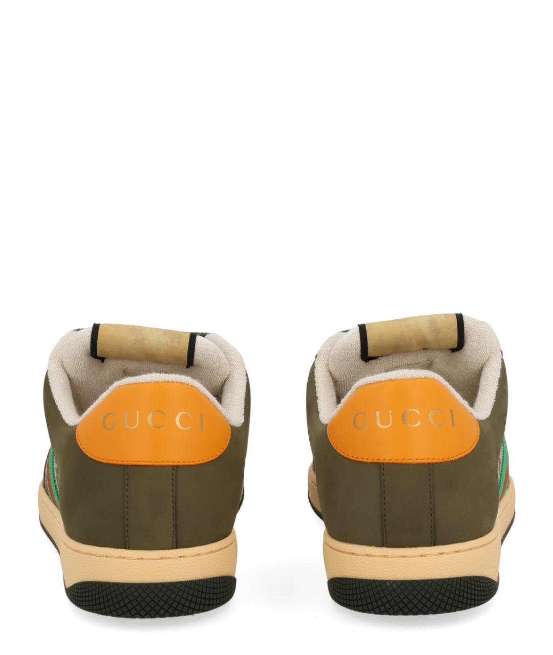 GUCCI Мульти низкие кроссовки / кеды, фото 4