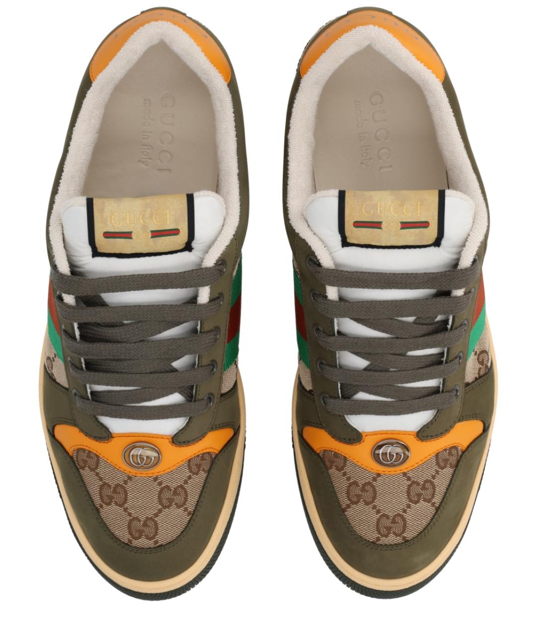 GUCCI Мульти низкие кроссовки / кеды, фото 5