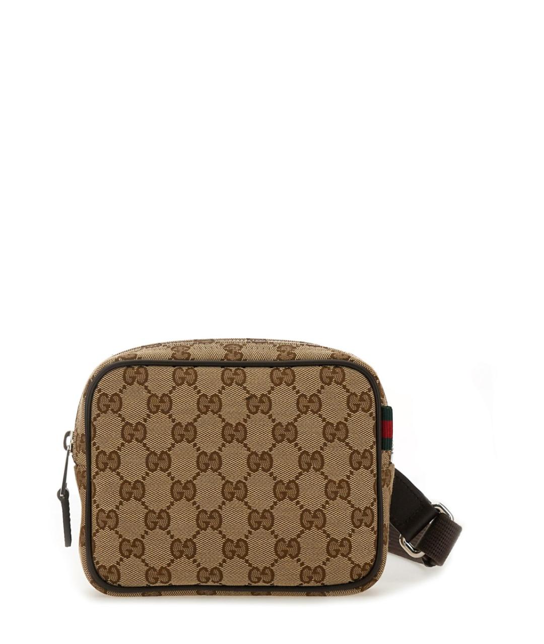 GUCCI Бежевая синтетическая сумка на плечо, фото 1