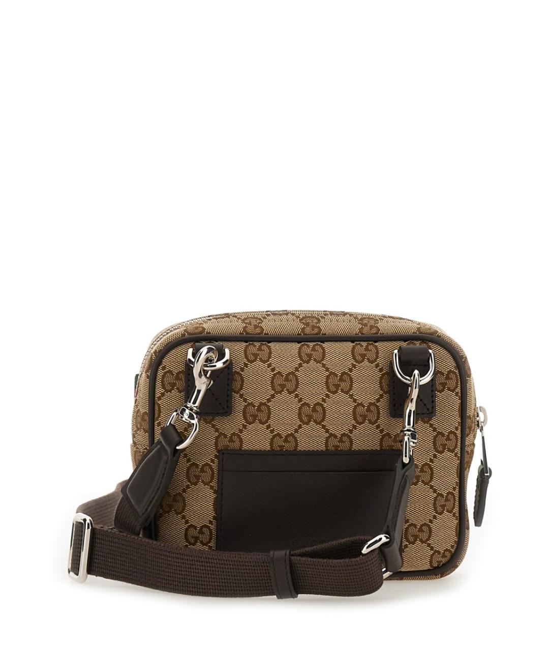 GUCCI Бежевая синтетическая сумка на плечо, фото 2