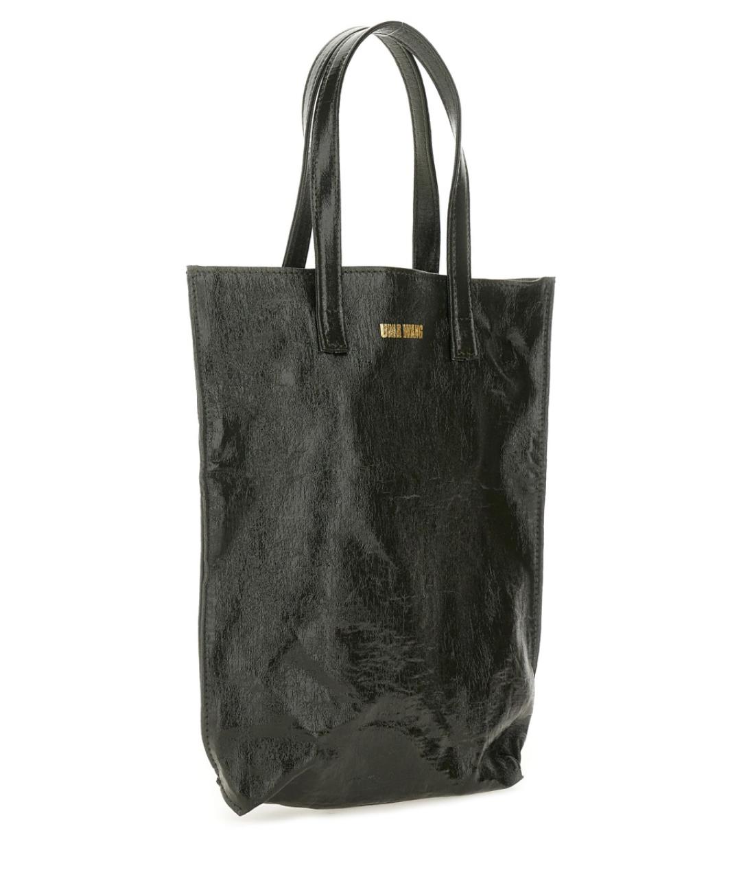 UMA WANG Зеленая льняная сумка тоут, фото 3