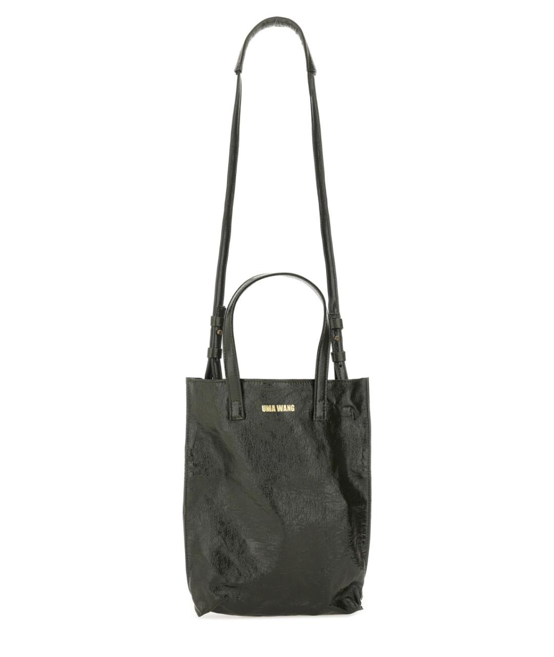UMA WANG Зеленая льняная сумка тоут, фото 2