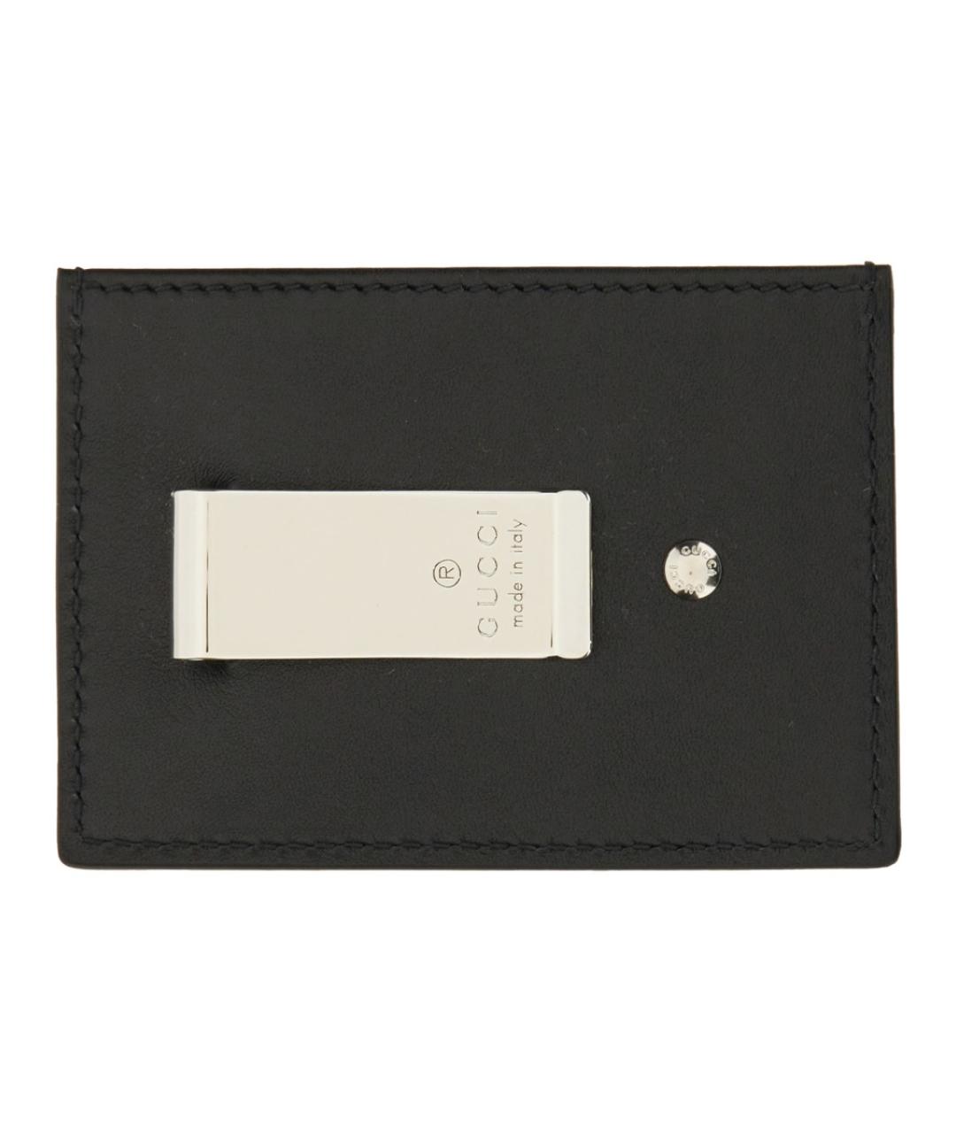 GUCCI Черный кожаный кошелек, фото 2