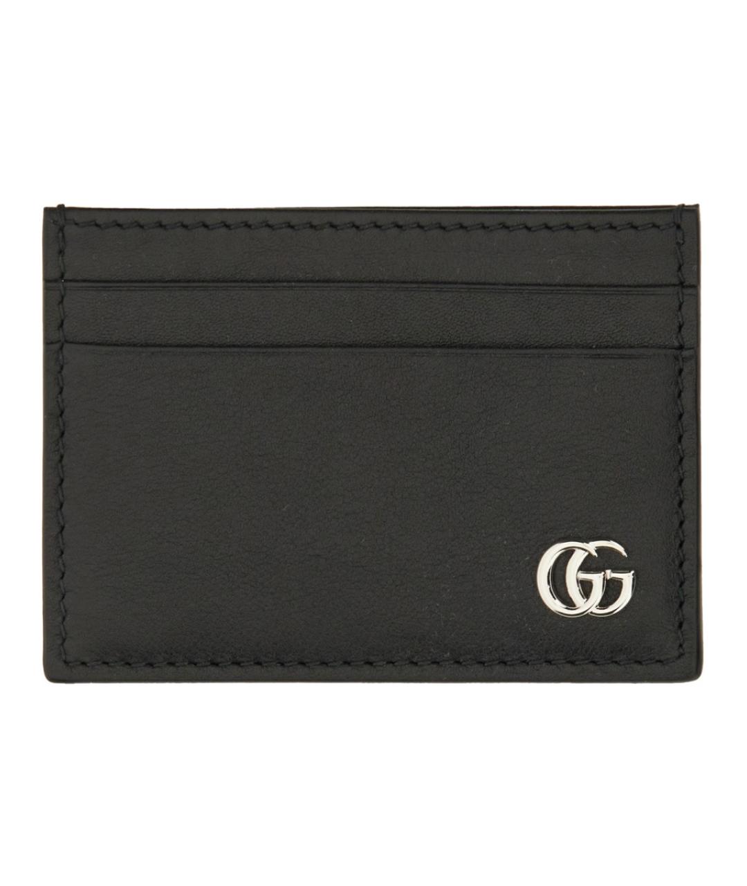 GUCCI Черный кожаный кошелек, фото 1