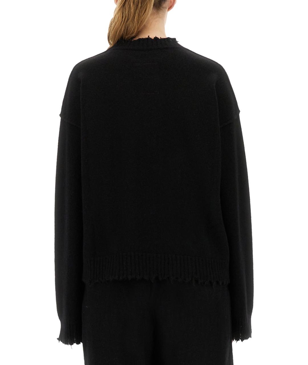 UMA WANG Черный кашемировый джемпер / свитер, фото 3