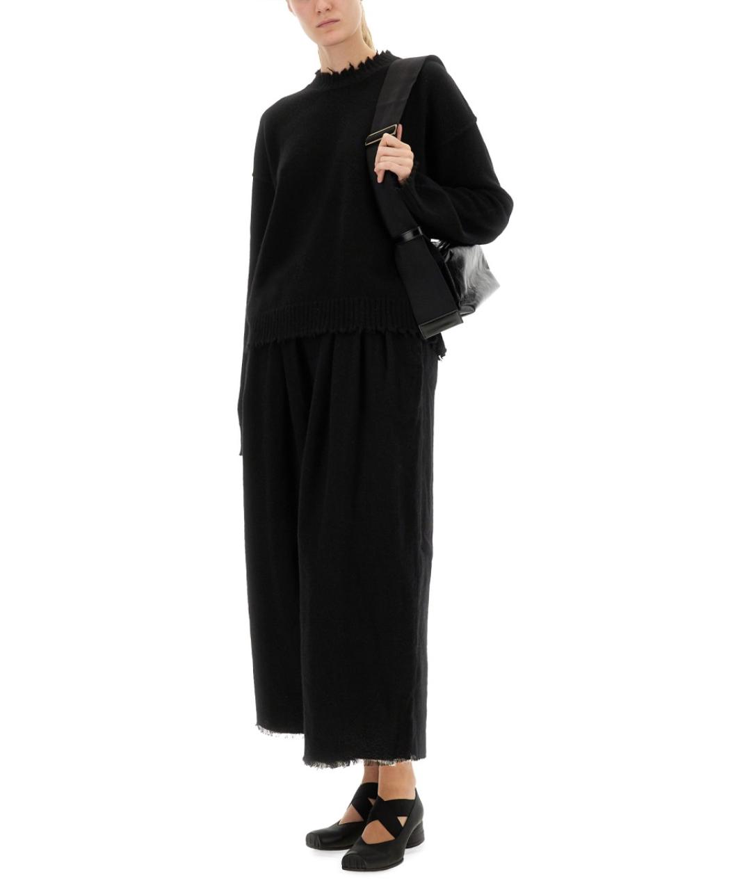 UMA WANG Черный кашемировый джемпер / свитер, фото 2