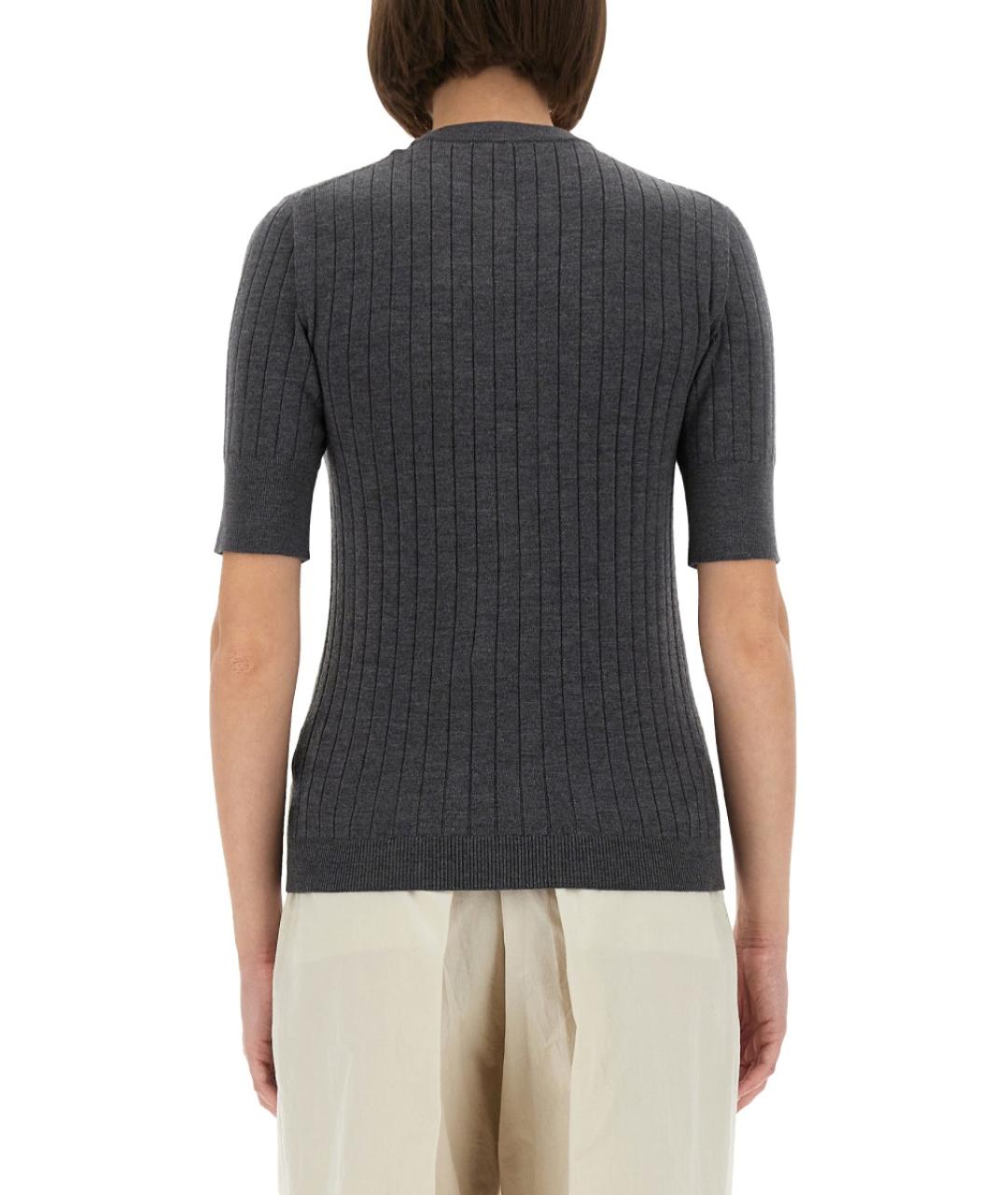 BOTTEGA VENETA Серый шерстяной джемпер / свитер, фото 4