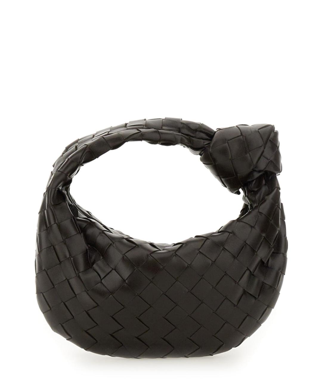 BOTTEGA VENETA Коричневая кожаная сумка с короткими ручками, фото 2