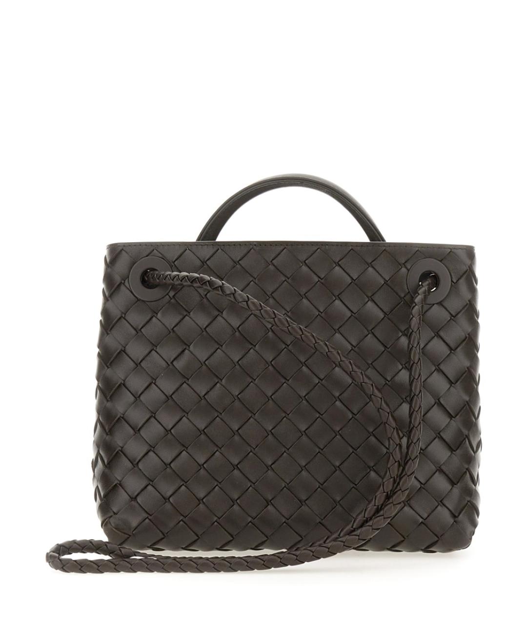 BOTTEGA VENETA Коричневая кожаная сумка тоут, фото 3