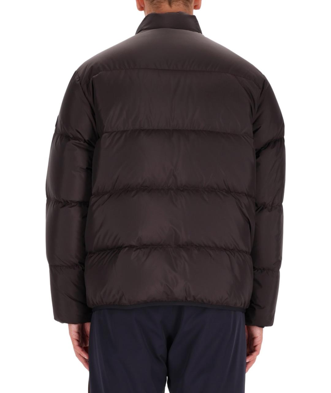 MONCLER Коричневая полиэстеровая куртка, фото 5