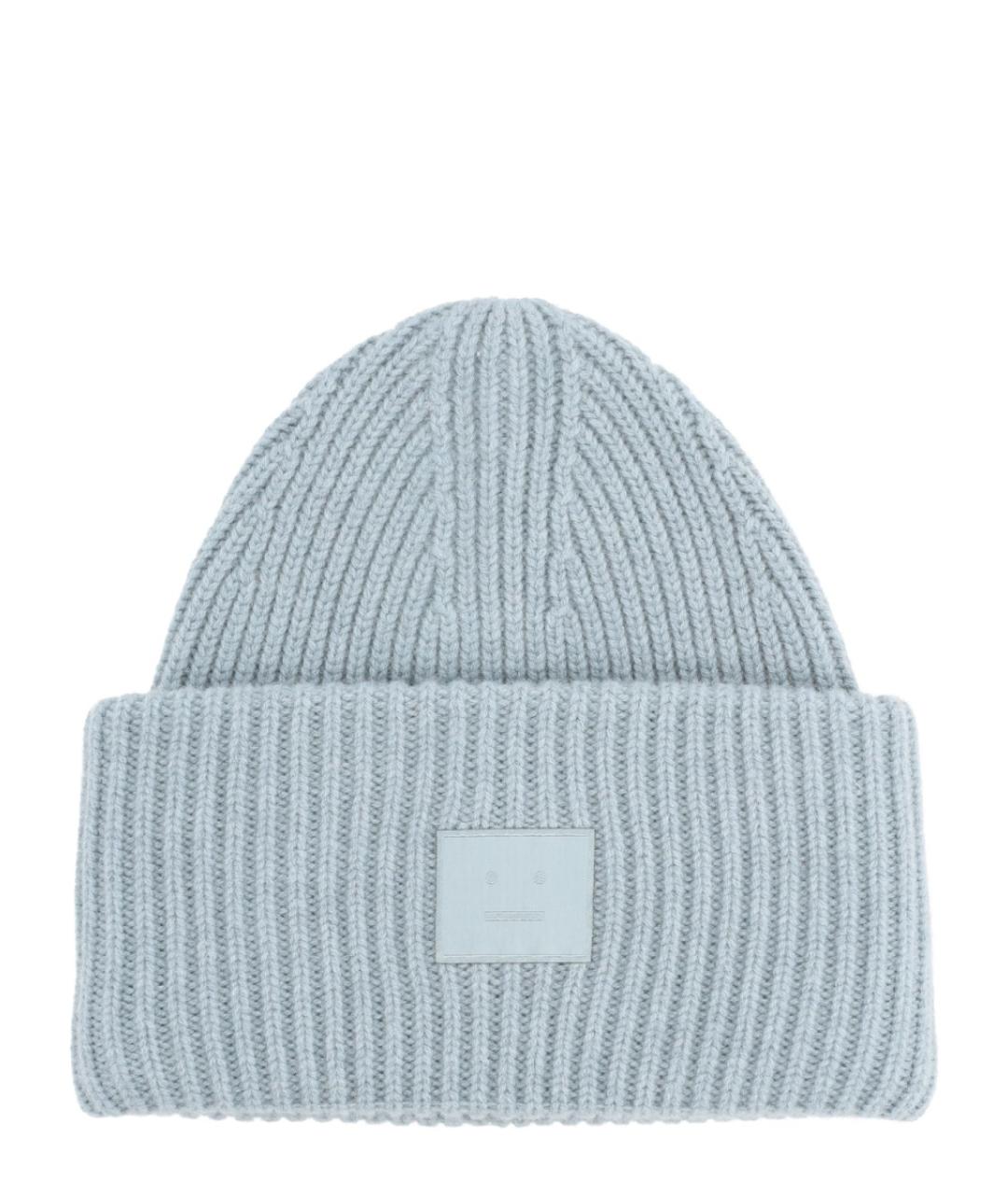 ACNE STUDIOS Синяя шерстяная шапка, фото 1