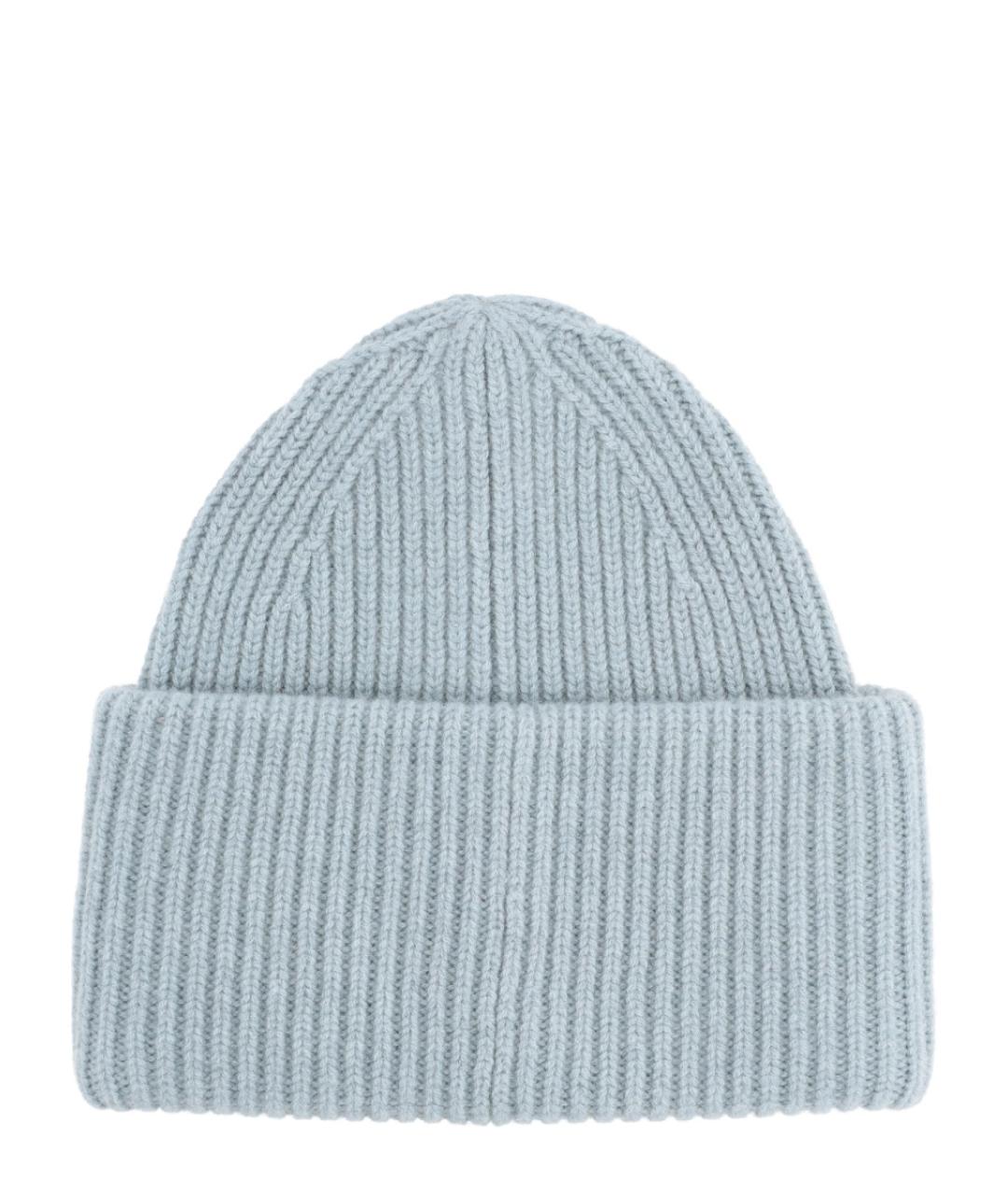 ACNE STUDIOS Синяя шерстяная шапка, фото 2