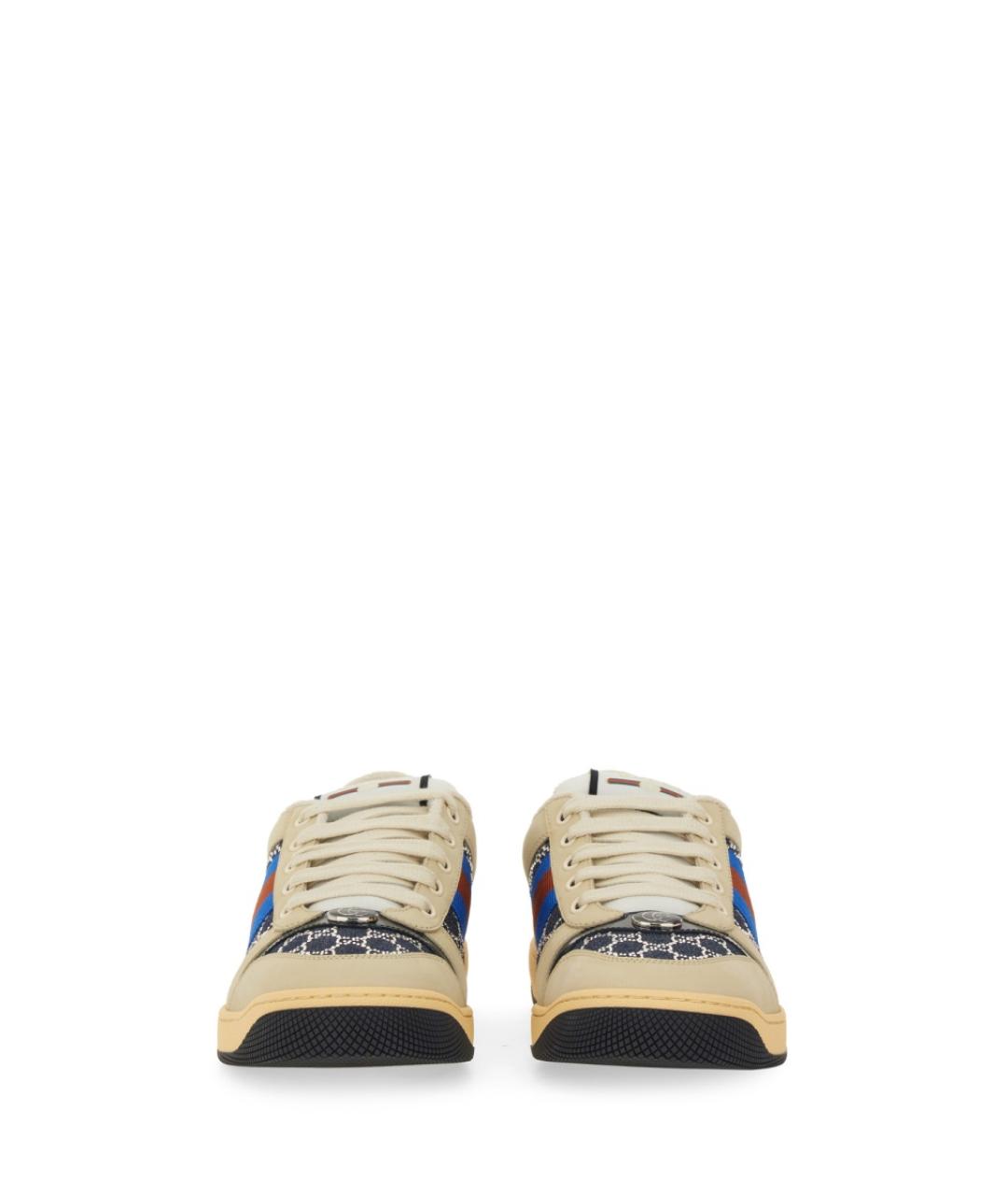 GUCCI Мульти текстильные кеды, фото 4