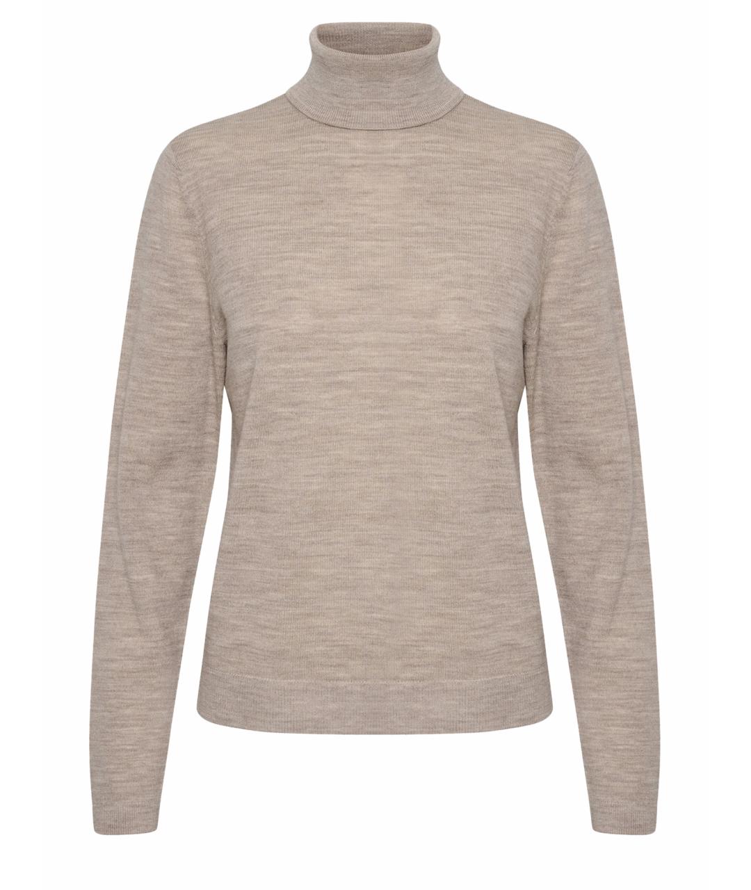 MAX MARA Бежевый кашемировый джемпер / свитер, фото 1