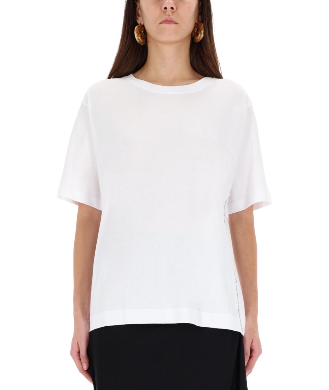 DRIES VAN NOTEN Белая хлопковая футболка, фото 5