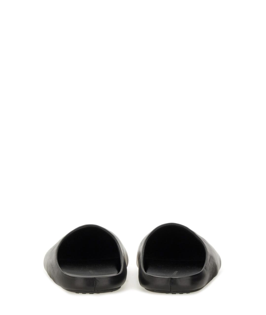 BALENCIAGA Черные кожаные сандалии, фото 3