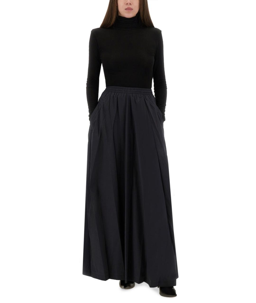 BALENCIAGA Черная полиэстеровая юбка макси, фото 3