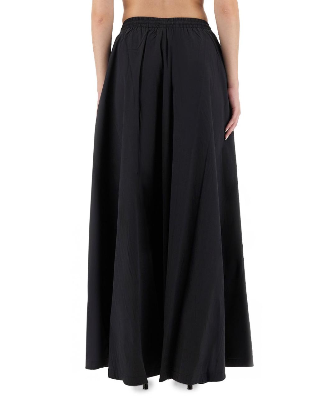 BALENCIAGA Черная полиэстеровая юбка макси, фото 5