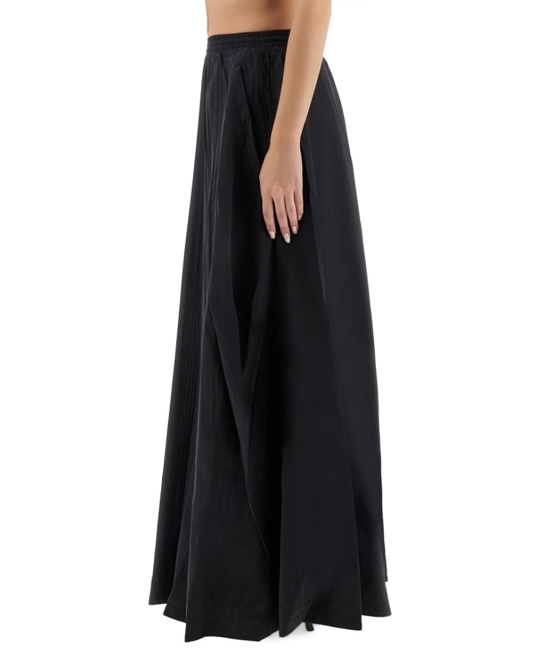 BALENCIAGA Черная полиэстеровая юбка макси, фото 4