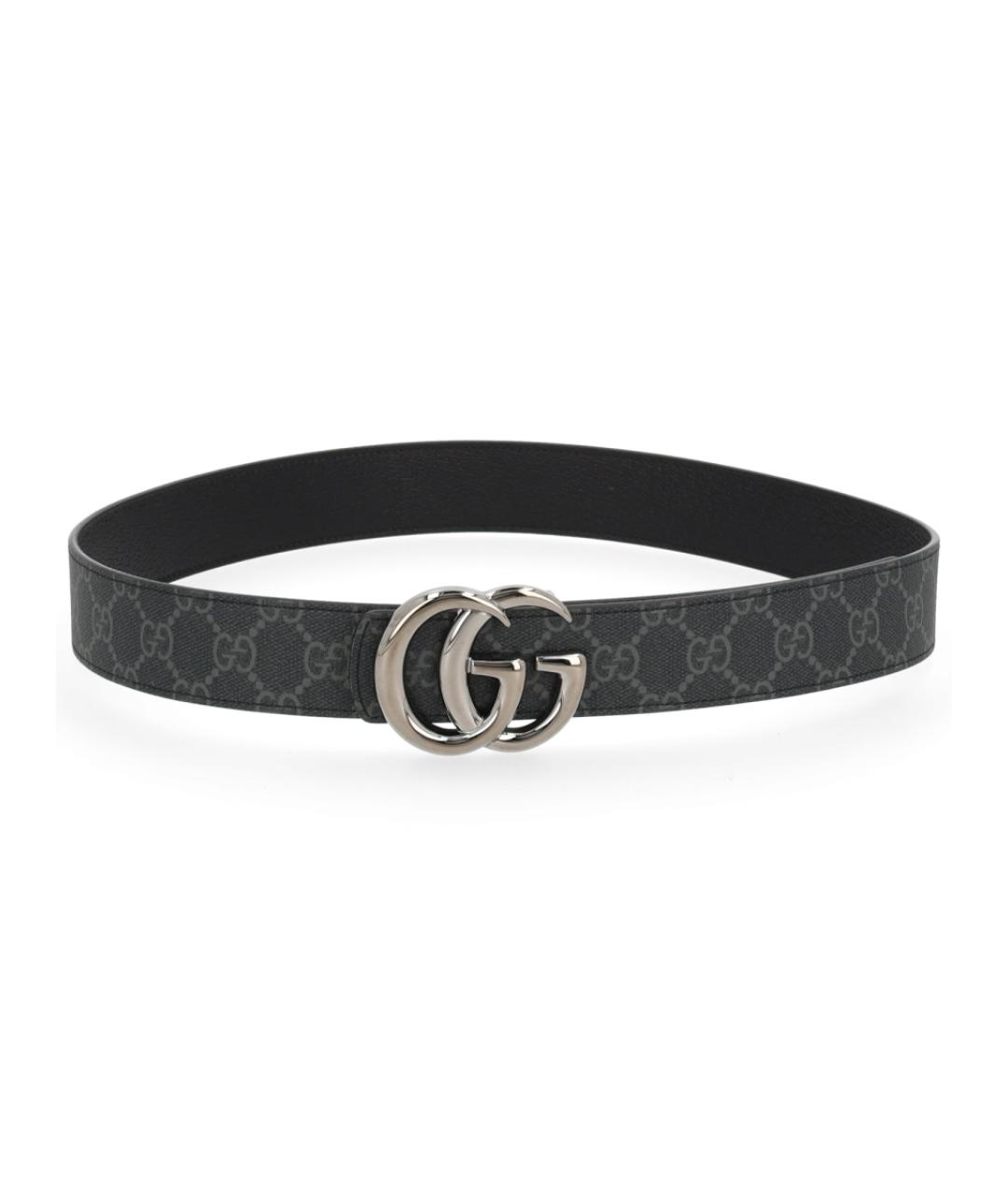 GUCCI Черный полиуретановый ремень, фото 1