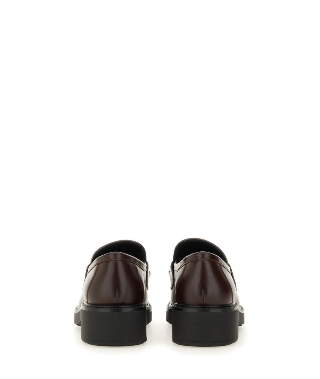 GUCCI Коричневые кожаные лоферы, фото 3